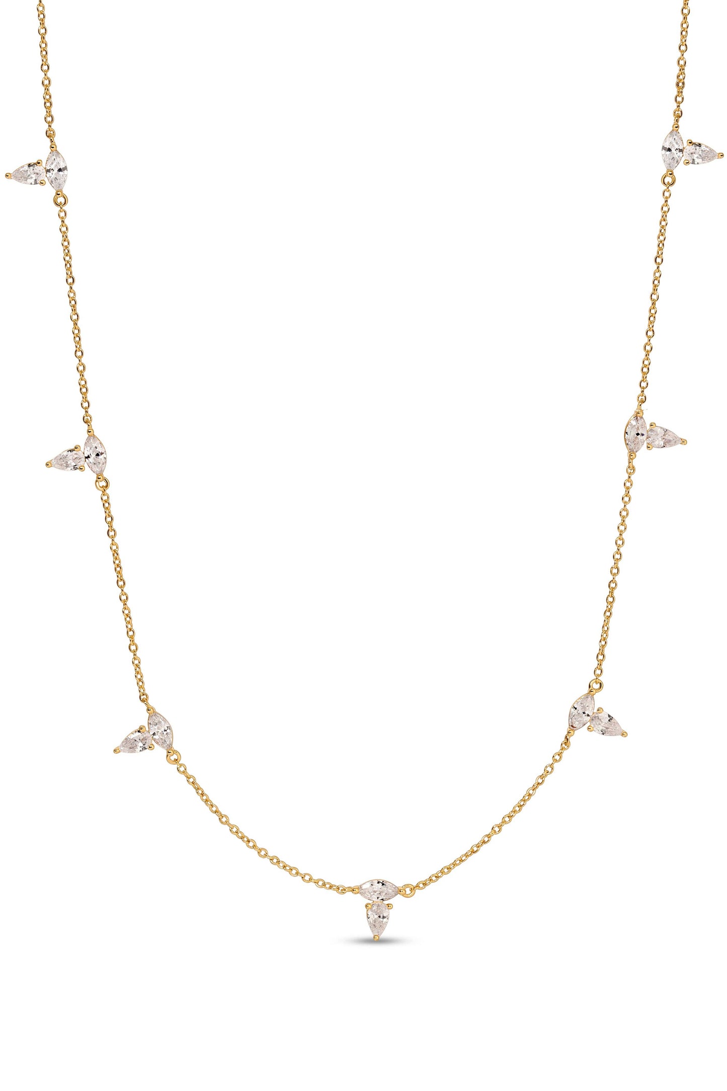 Zoe Necklace: Gold