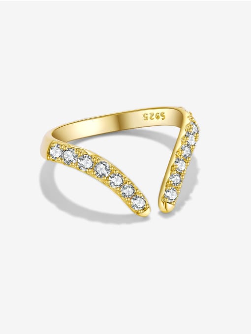 Gold Open Cuff Ring