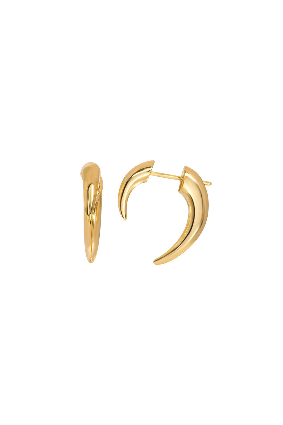 Smooth Gold Tusk Ear Jacket
