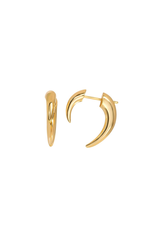 Smooth Gold Tusk Ear Jacket