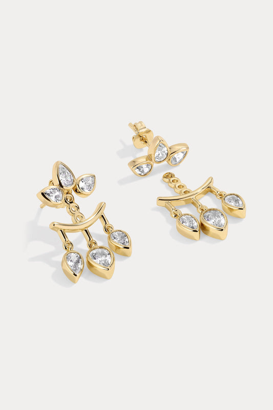 Aurora Ear Jacket and Stud Earrings