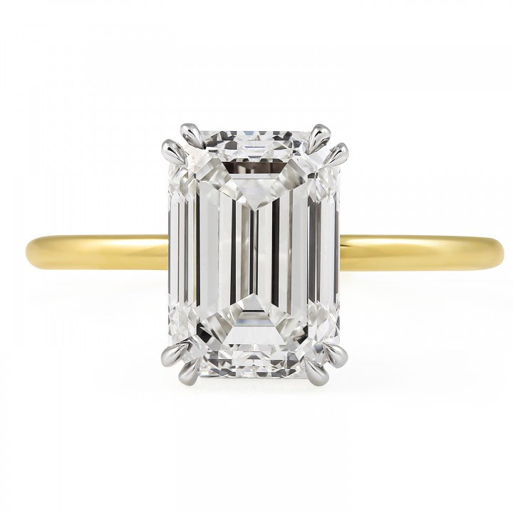 3.01 ct Emerald Cut Diamond Ring