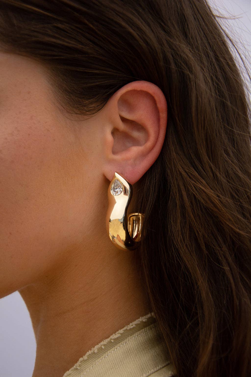 Gold Samira Hoops