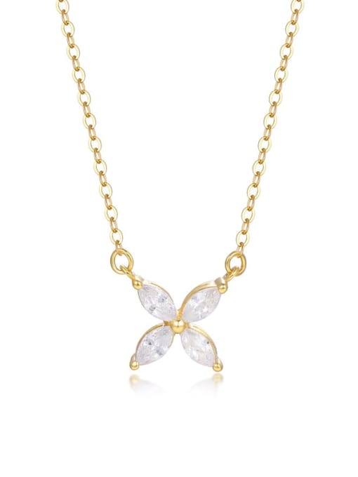 E V A Dainty Gold Pendant