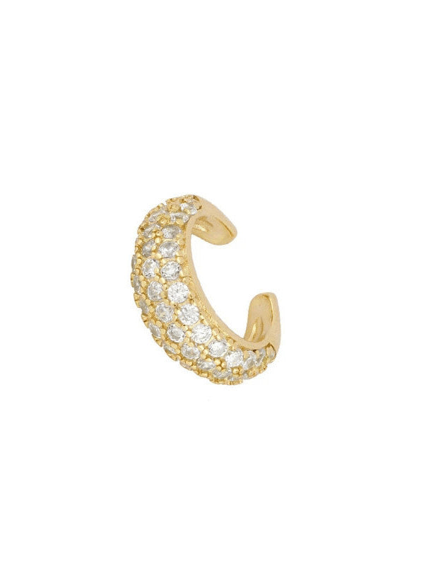 Gold Pave Ear Cuff