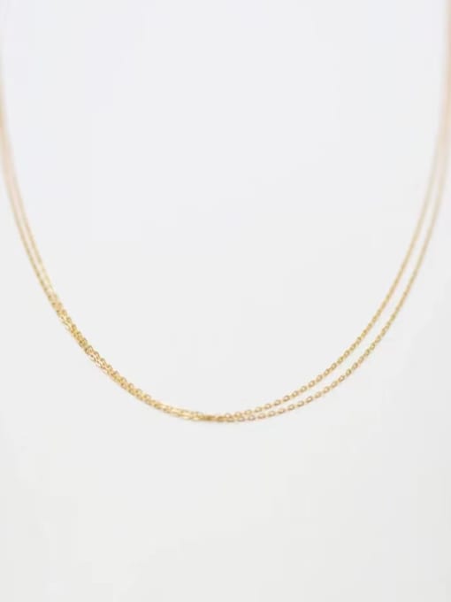 Double chain necklace