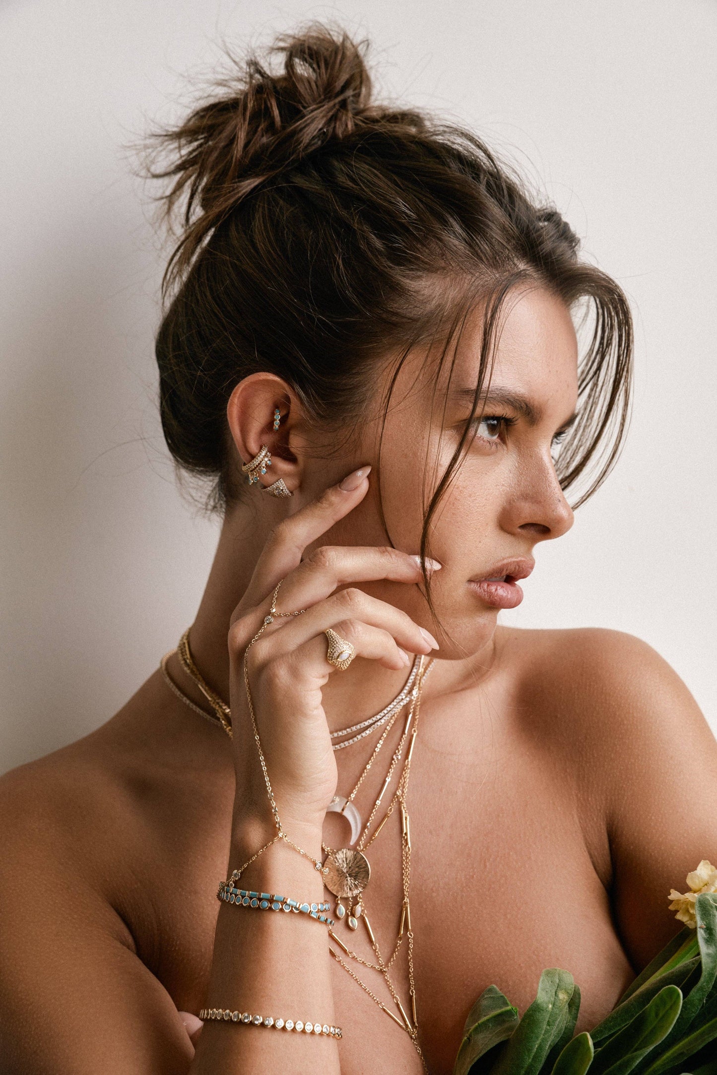 Opal Birdie Pinky Ring