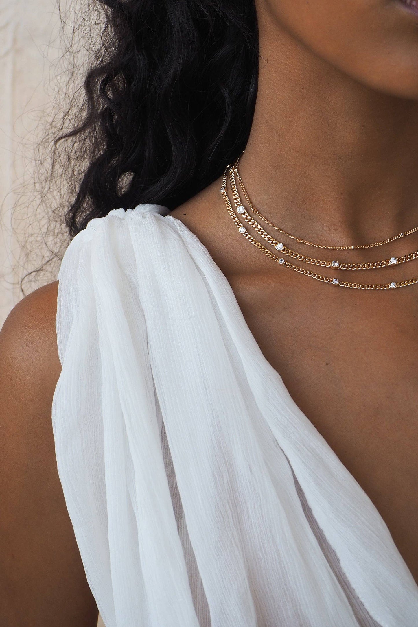 E V A Petite Daisy Link Chain