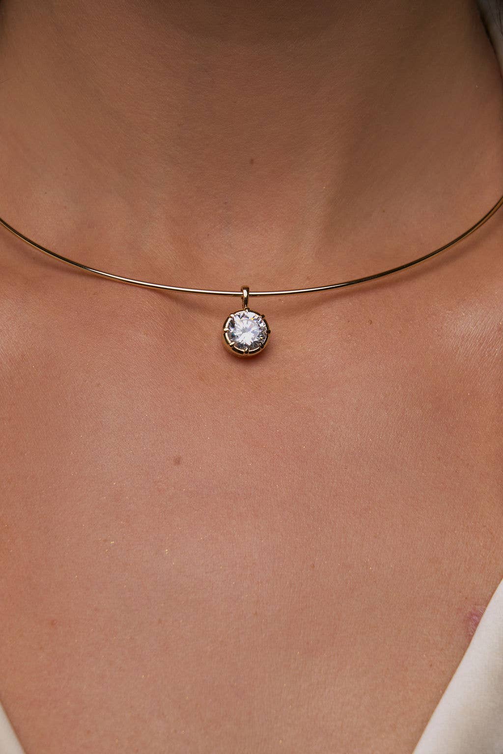 Mara Round Charm: Two Tone