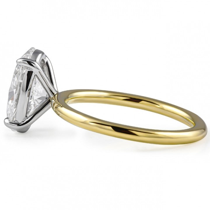 2.75 ct Oval-Cut Diamond Solitaire