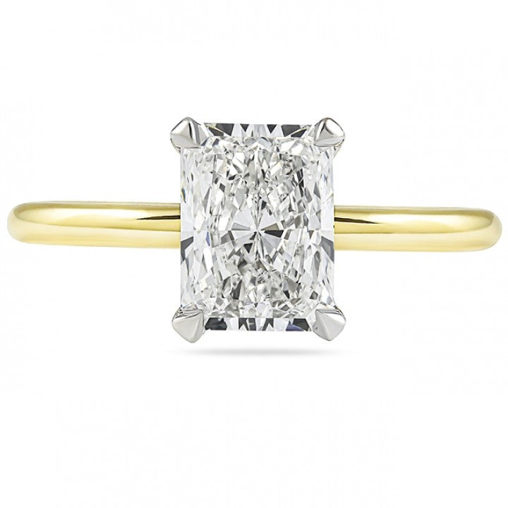 1.50 ct Radiant-Cut Diamond Solitaire Engagement Ring