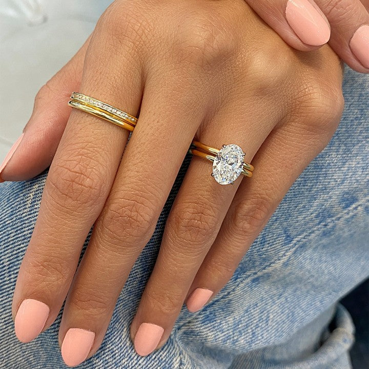 2.75 ct Oval-Cut Diamond Solitaire