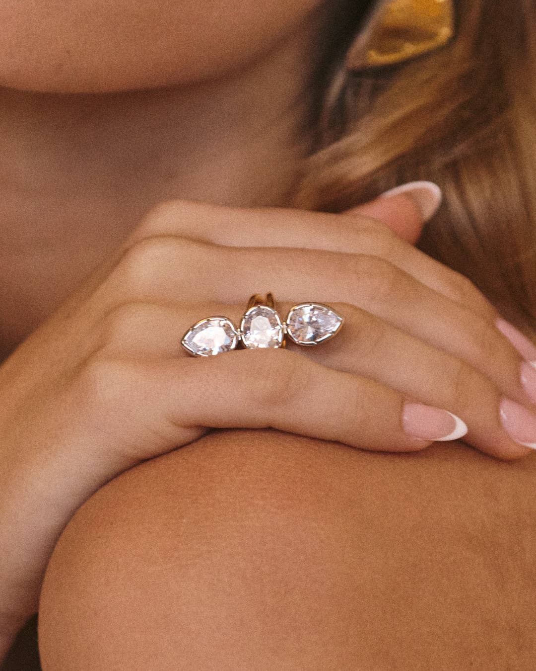 Marais Triple Statement Ring