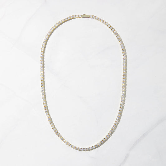 E V A Large Tennis Necklace