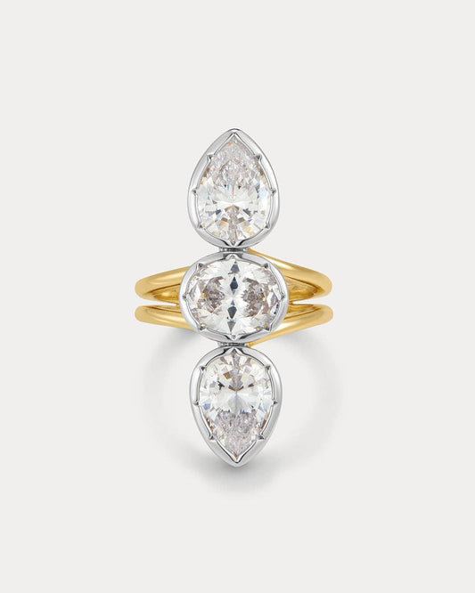 Marais Triple Statement Ring