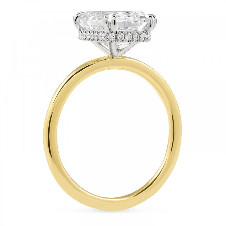 3.01 ct Emerald Cut Diamond Ring