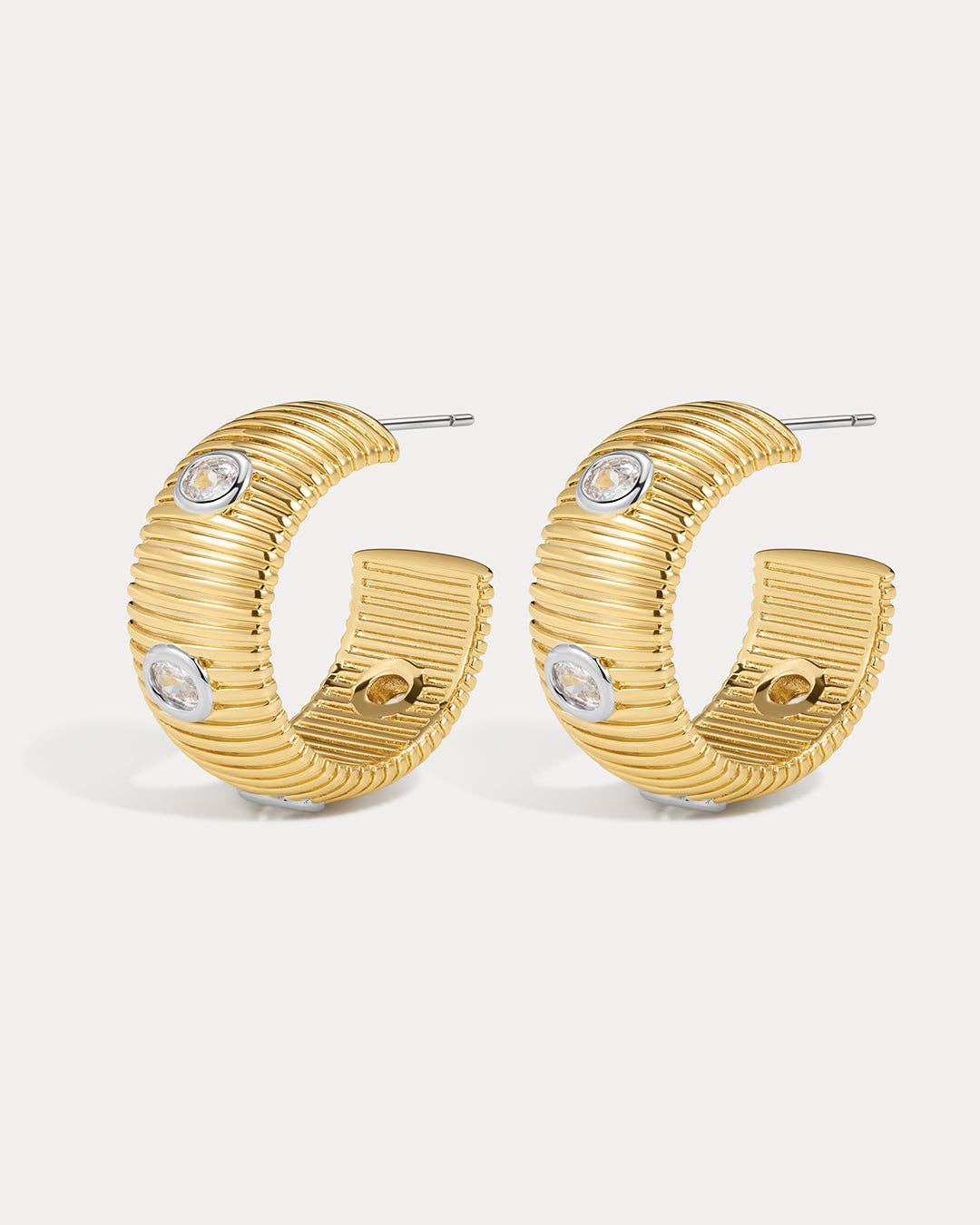 Georgia Ridged Hoops