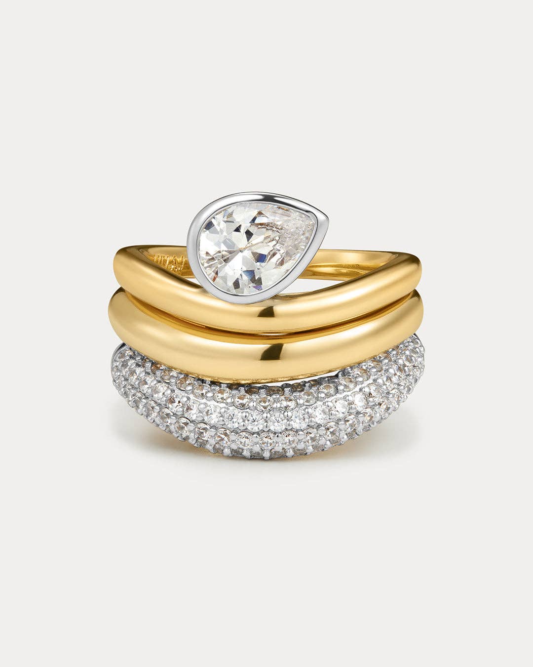 Marais Wave Ring Set