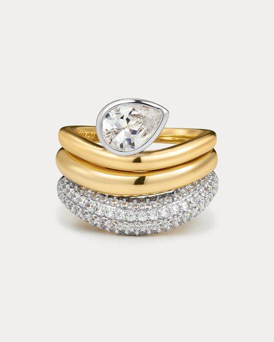 Marais Wave Ring Set