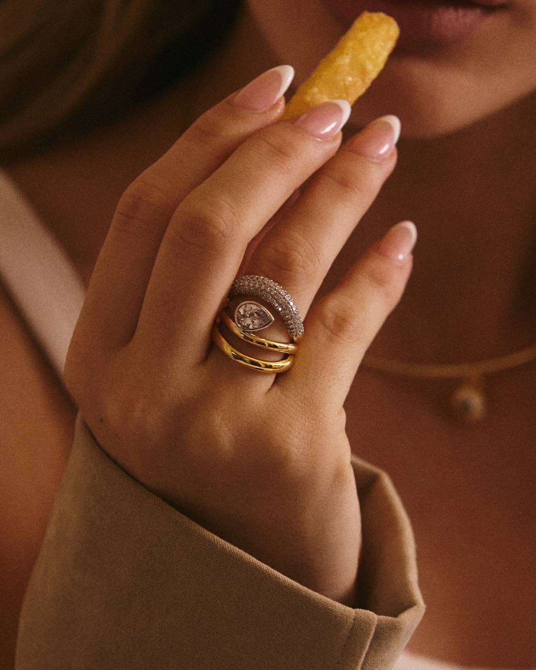 Marais Wave Ring Set