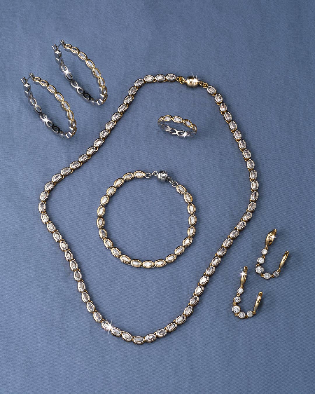 Palais Eternity Hoops-Gold