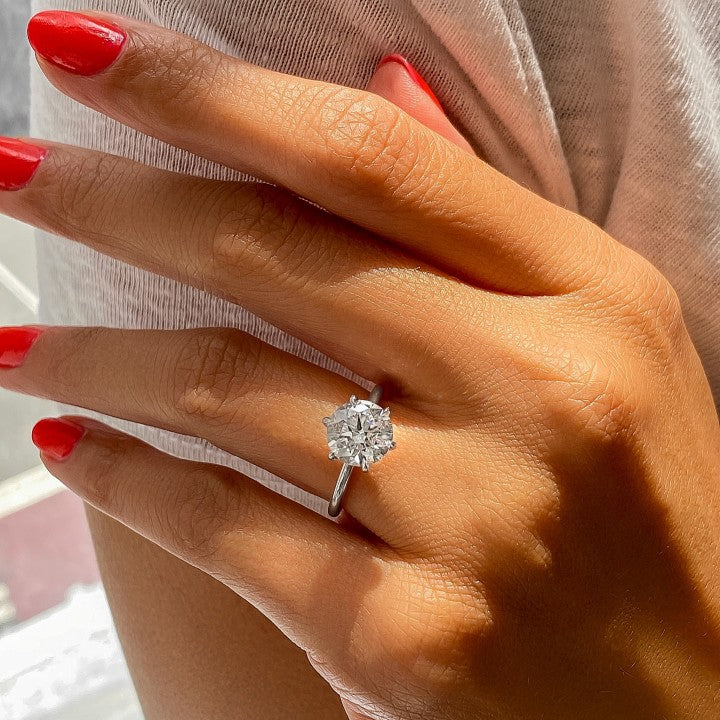 2.58 ct Round Brilliant Diamond Six-Prong Solitaire