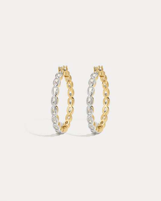 Palais Eternity Hoops-Gold