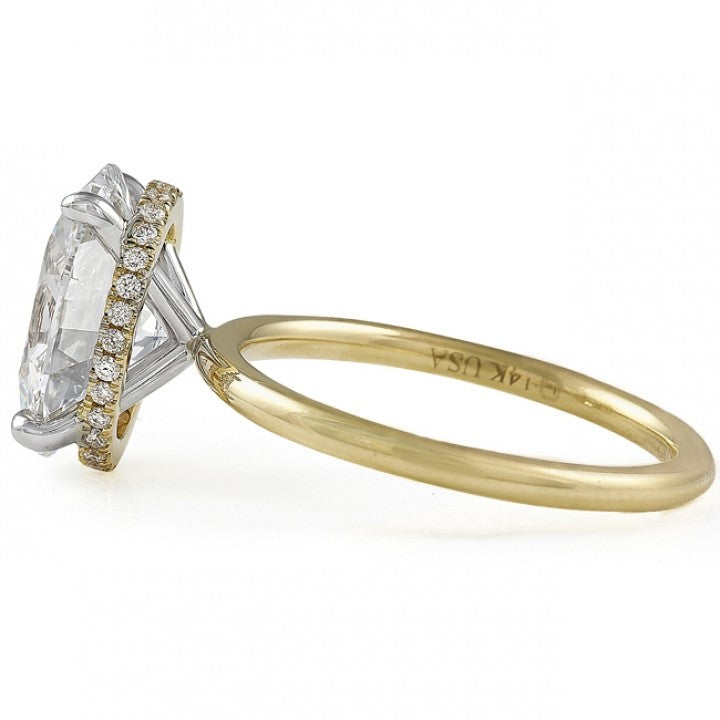 3.20 ct Oval-Cut Diamond Signature Solitaire Ring