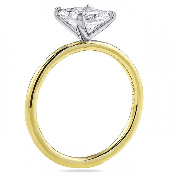 1.50 ct Radiant-Cut Diamond Solitaire Engagement Ring