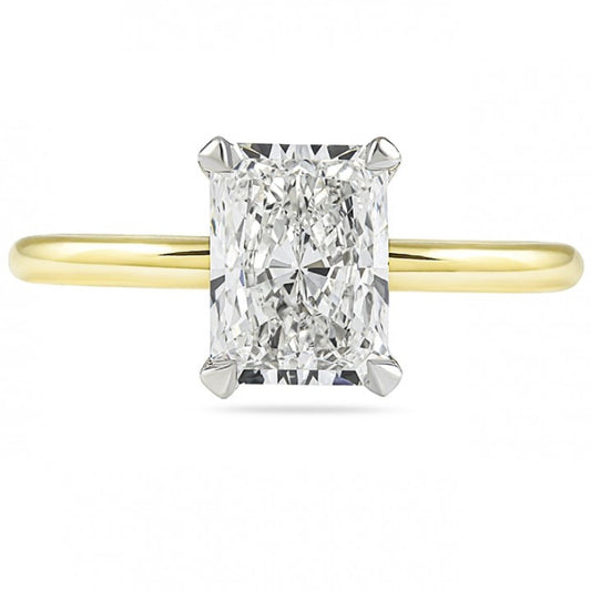 1.50 ct Radiant-Cut Diamond Solitaire Engagement Ring
